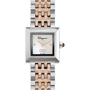 Salvatore Ferragamo 19mm Two Tone Watch